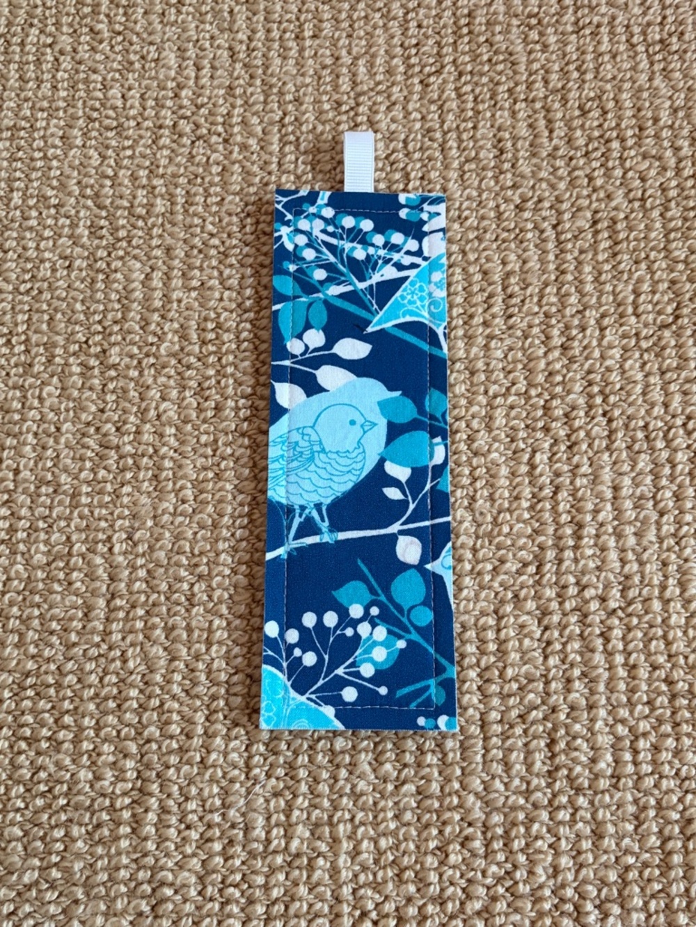 Bird Themed Fabric Bookmark